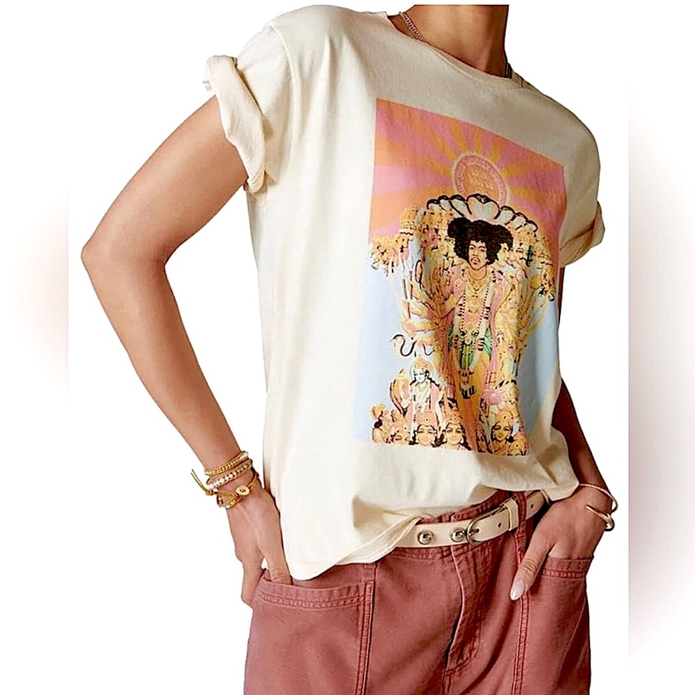 Lucky Brand Jimi Hendrix Boyfriend Tee